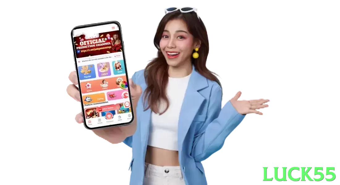 luck55 game app for Pakistan players - 2