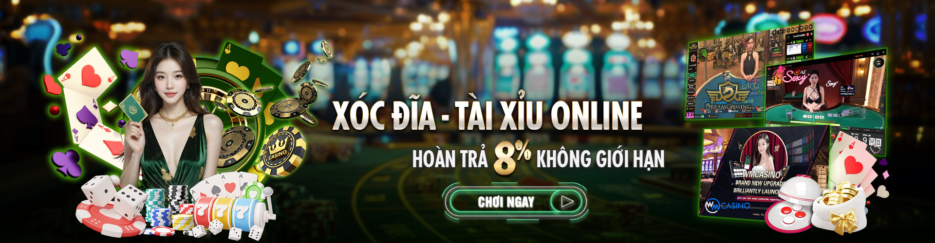 Hình ảnh quảng cáo của hitclub hiển thị nền tảng và các lợi ích